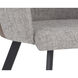 Griffin November Grey / Bravo Cognac Dining Armchair